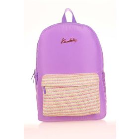 Kaukko K1718 Lilac Wicker Sırt Çantası