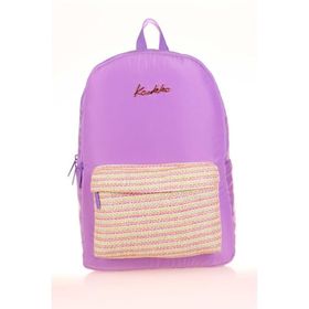 Kaukko K1718 Lilac Wicker Sırt Çantası