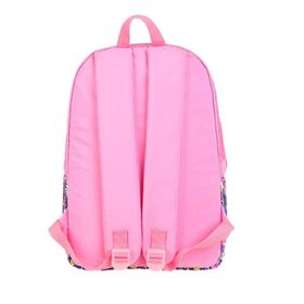 Kaukko K1732 Pink Soft Floral Sırt Çantası