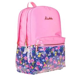 Kaukko K1732 Pink Soft Floral Sırt Çantası