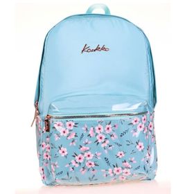 Kaukko K1733 Blue Soft Floral Sırt Çantası