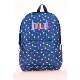 Kaukko K1737 Navy Blue Punch Sırt Çantası