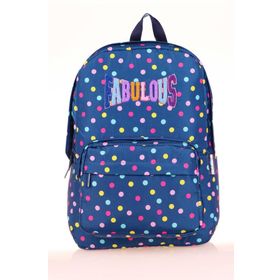 Kaukko K1737 Navy Blue Punch Sırt Çantası