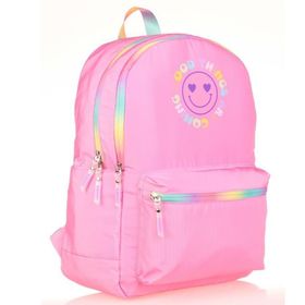 Kaukko K1744 Pembe Smile Sırt Çantası