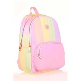 Kaukko K1752 Line Pink Rainbow Sırt Çantası