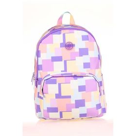 Kaukko K1753 Square Puple Rainbow Sırt Çantası