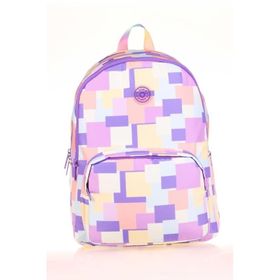 Kaukko K1753 Square Puple Rainbow Sırt Çantası