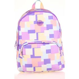 Kaukko K1753 Square Puple Rainbow Sırt Çantası