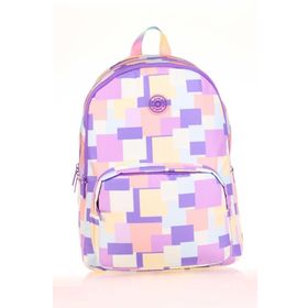 Kaukko K1753 Square Puple Rainbow Sırt Çantası