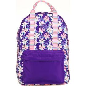 Kaukko K1758 Mor Double Stripe Sırt Çantası