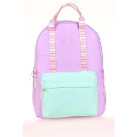 Kaukko K1764 Lilac Double Stripe Sırt Çantası