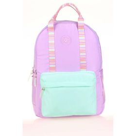 Kaukko K1764 Lilac Double Stripe Sırt Çantası