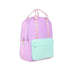 Kaukko K1764 Lilac Double Stripe Sırt Çantası