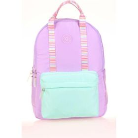 Kaukko K1764 Lilac Double Stripe Sırt Çantası