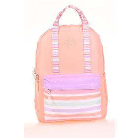 Kaukko K1766 Salmon Double Stripe Sırt Çantası