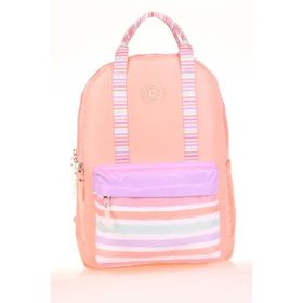 Kaukko K1766 Salmon Double Stripe Sırt Çantası