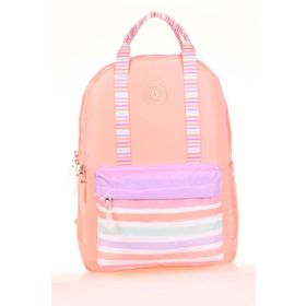 Kaukko K1766 Salmon Double Stripe Sırt Çantası