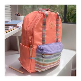 Kaukko K1766 Salmon Double Stripe Sırt Çantası