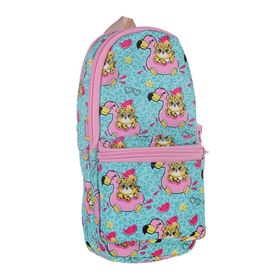 Kaukko K2324 Nature Junior Bag Tiger Flamingo Kalem Çantası