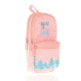 Kaukko K2443 Mountain Renkli Layer Junior Bag Kalem Çantası