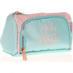 Kaukko K2527 Sparkle Plump Duble Mint Kalem Çantası