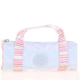 Kaukko K2598 Blue Travel Double Stripe Kalem Çantası