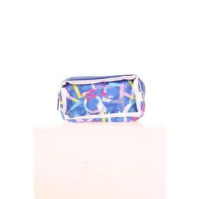 Kaukko K2604 Blue Transparent Spring Kalem Çantası
