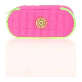 Kaukko K2622 Pink Quilted Özel Bölmeli Kalem Çantası