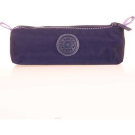 Kaukko K2645 Navy Blue Triangle Dual Crazy Kalem Çantası