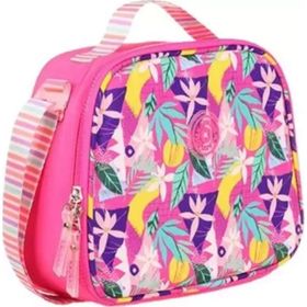 Kaukko K9037 Pink Double Stripe Beslenme Çantası