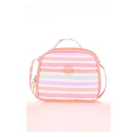 Kaukko K9041 Salmon Double Stripe Beslenme Çantası