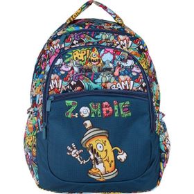 Kaukko Kids Love Erkek Çocuk Lacivert Zombie İlkokul Sırt Çantası