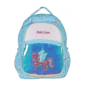 Kaukko Kids Love Unicorn Aynalı Taşlı Beslenme Çantası