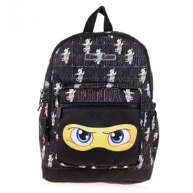 Kaukko Kids&Love Erkek Çocuk Siyah Sarı Ninja İlkokul Okul Sırt Çantası