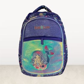 Kaukko Kids&Love Mermaid Aynalı Simli Sırt Çantası