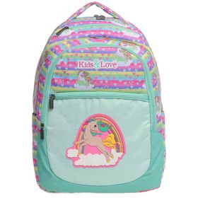 Kaukko L5022 Kids Love Simli Rainbow Unicorn Sırt Çantası