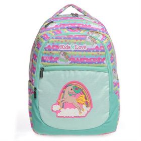 Kaukko L5022 Kids Love Simli Rainbow Unicorn Sırt Çantası