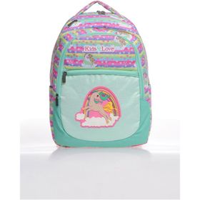 Kaukko L5022 Kids Love Simli Rainbow Unicorn Sırt Çantası