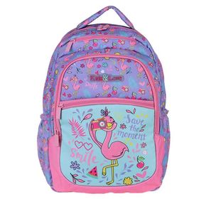 Kaukko L5074 Kids Love Design Lila Flamingo Sırt Çantası