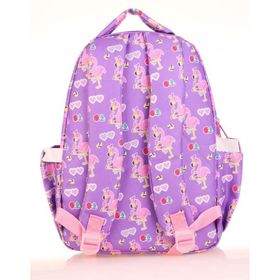 Kaukko L5137 Aynalı Taşlı Flamingo Kids Love Sırt Çantası
