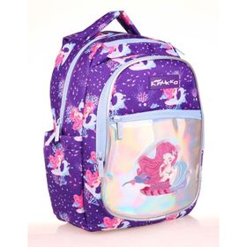 Kaukko L5138 Aynalı Nakışlı Mermaid Kids Sırt Çantası
