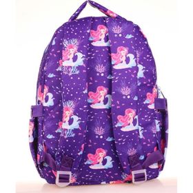 Kaukko L5138 Aynalı Nakışlı Mermaid Kids Sırt Çantası
