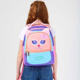 Kaukko L5142 Cute Face Cat Kids Okul Sırt Çantası