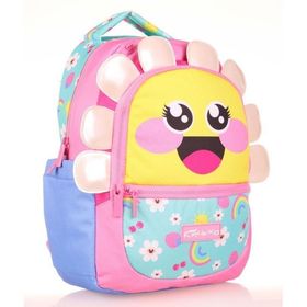 Kaukko L5146 Pembe Cute Face Daisy Kids Sırt Çantası
