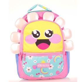Kaukko L5146 Pembe Cute Face Daisy Kids Sırt Çantası