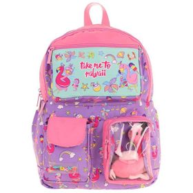 Kaukko L5240 Kids Plush Flamingo Sırt Çantası