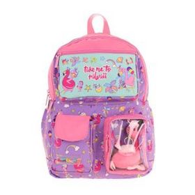 Kaukko L5240 Kids Plush Flamingo Sırt Çantası