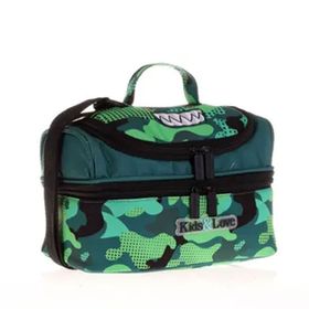 Kaukko L7121 Kids Love Square Dinosaur Beslenme Çantası