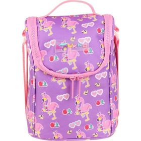Kaukko L7137 Aynalı Taşlı Flamingo Kids Beslenme Çantası