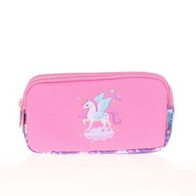 Kaukko L8117 Sweet Unicorn Kids Love 3 Bölmeli Kalem Çantası